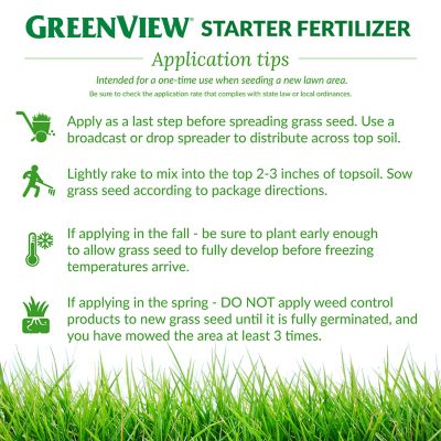Image showing  16 lb. 5,000 sq. ft. Starter Fertilizer