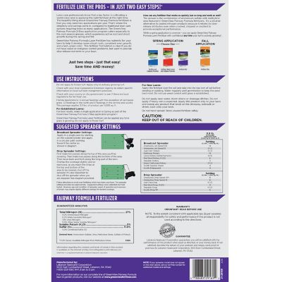Image showing  16.5 lb. 5,000 sq. ft. Fairway Formula Lawn Fertilizer