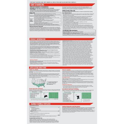 Image showing  18 lb. 5,000 sq. ft. Fairway Formula Spring Fertilizer Weed and Feed + Crabgrass Preventer