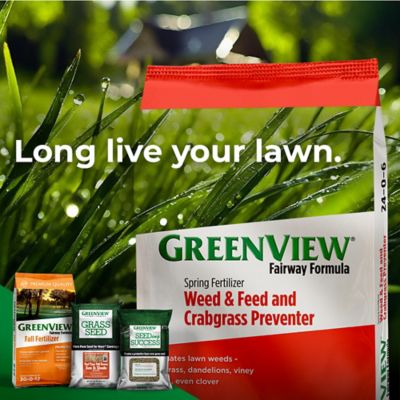 Image showing 5 th GreenView 18 lb. 5,000 sq. ft. Fairway Formula Spring Fertilizer Weed and Feed + Crabgrass Preventer