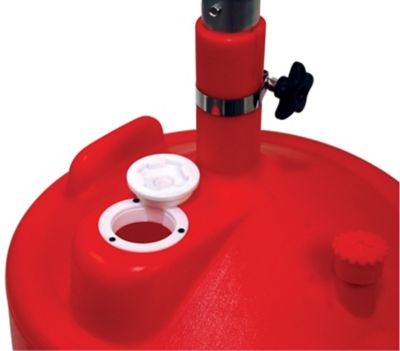 Image showing  8 gal. Economy Portable Poly Oil Drain, 18 in. Funnel