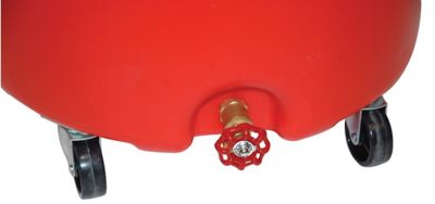 Image showing  8 gal. Economy Portable Poly Oil Drain, 18 in. Funnel