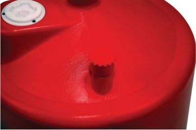 Image showing  18 gal. Economy Portable Poly Oil Drain, 18 in. Funnel