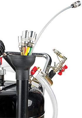 Image showing  20 gal. Oil Drain/Fluid Evacuator with Transparent Bowl