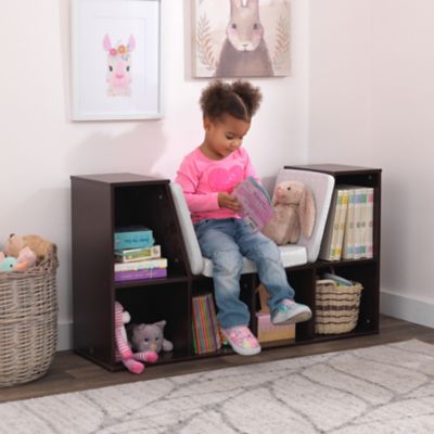 Image showing  Bookshelf with Reading Nook, Espresso