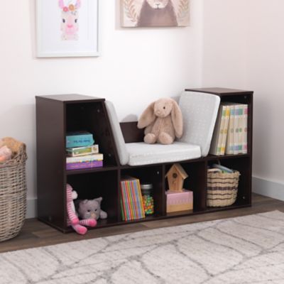 Image showing  Bookshelf with Reading Nook, Espresso