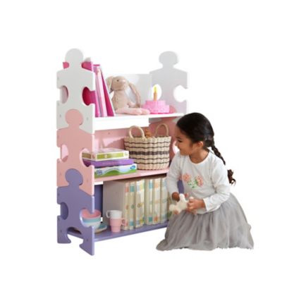 Image showing  3-Shelf Puzzle Bookshelf