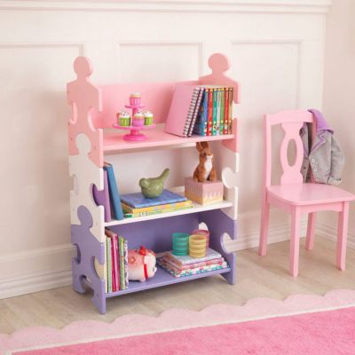 Image showing  3-Shelf Puzzle Bookshelf