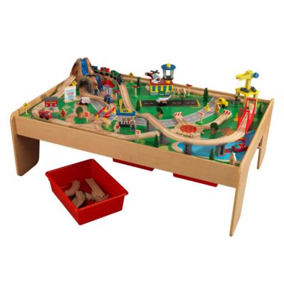 KidKraft Waterfall Mountain Train Set and Table