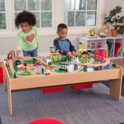 Kidkraft 17850 Waterfall Mountain Train Set and Table for sale online 