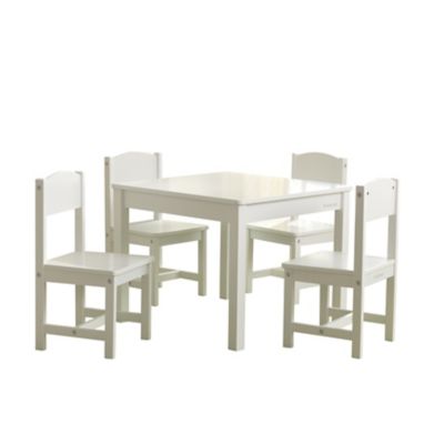 KidKraft Children's Farmhouse Table and 4 Chair Set, White