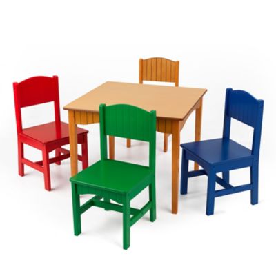 kidkraft nantucket table with bench and chairs