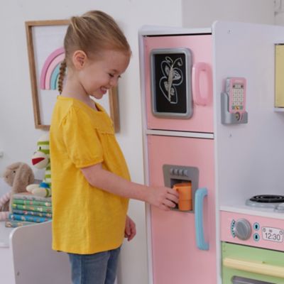 Image showing  Uptown Pastel Wooden Play Kitchen with Chalkboard