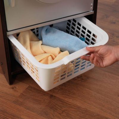 Image showing  Wooden Laundry Play Set with Iron and Basket, Espresso