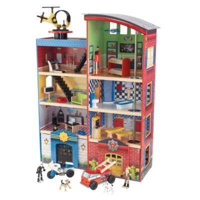 kidkraft fire police station