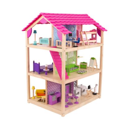 KidKraft So Chic Dollhouse Playset, 35.375 in. x 28.25 in. x 46.5 in -  65078