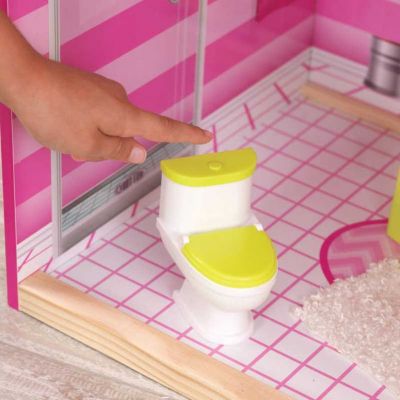 Image showing 6 th KidKraft Uptown Dollhouse Playset, 9.25 in. x 25.25 in. x 46.25 in.