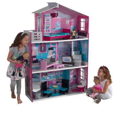 cheap wooden dollhouse