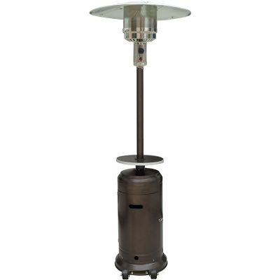 Cambridge 7 Ft. 41,000 BTU Steel Umbrella Propane Patio Heater in Hammered Bronze Finish