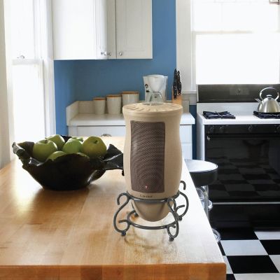 Image showing 5 th Lasko Electric Designer Series Oscillating Ceramic Heater with Remote Control, 300 sq. ft., 5,120 BTUs, Tan