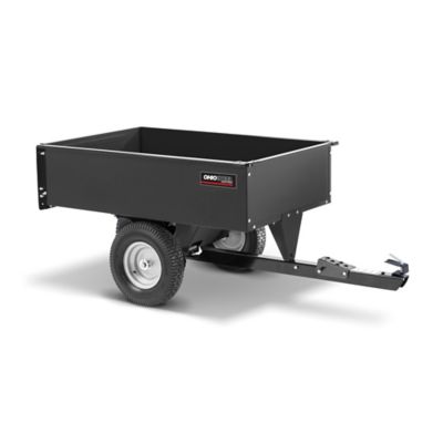 Ohio Steel Tow Behind 12 cu. ft. Steel Swivel Dump Cart, 1,000 lb. Capacity