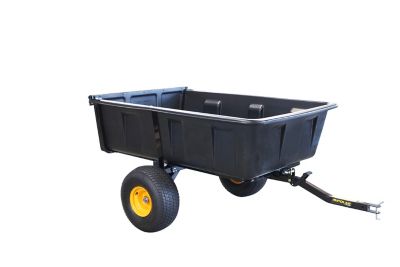 CLAM Tow Behind HD Max Tandem Axle Poly Dump Trailer, 1,800 lb. Capacity