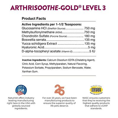 Image showing  ArthriSoothe-GOLD Joint Support Level 3, Advanced Care Joint Support for Dogs and Cats