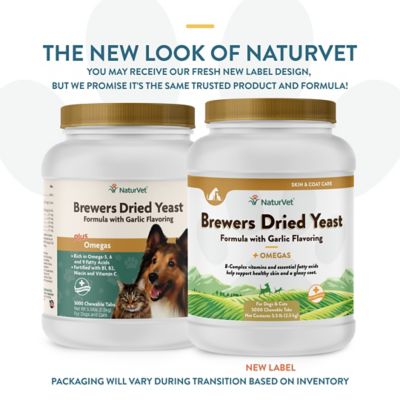 Image showing  Brewers Dried Yeast Formula Skin and Coat Supplement Tablets for Dogs and Cats, Garlic Flavor, 6.12 lb., 5,000 ct.