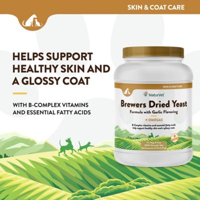 Image showing  Brewers Dried Yeast Formula Skin and Coat Supplement Tablets for Dogs and Cats, Garlic Flavor, 6.12 lb., 5,000 ct.