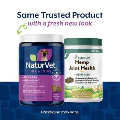 Image showing  Hemp Joint Health Hip and Joint Chewable Supplements for Dogs, 1.04 lb., 120 ct.
