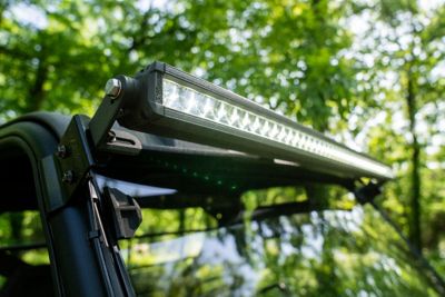 Image showing  195W/9,740-Lumen CabFit Single Row Offroad Light Bar, 50 in., Gray