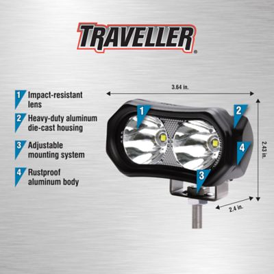 Image showing  560-Lumen LED Pod Work Lights, 3.5 in., 2-Pack