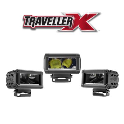 Image showing  660-Lumen Blackout Truck Pod Lights with Amber Function, 4 in., 2-Pack