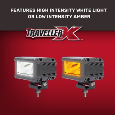 Image showing  660-Lumen Blackout Truck Pod Lights with Amber Function, 4 in., 2-Pack
