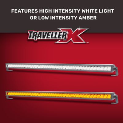 Image showing  7,310-Lumen Blackout Truck Light Bar with Amber Light, 50 in.