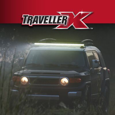 Image showing 7 th TravellerX 7,310 Lm Blackout Truck Light Bar with Amber Light, 50 in.