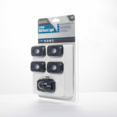 Image showing  RGB Rock Lights with 4-Channel Controller, 4-Pack