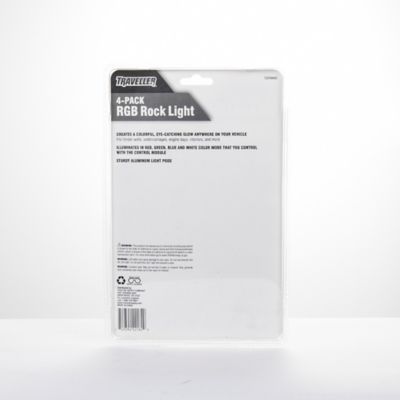 Image showing 5 th Traveller RGB Rock Lights with 4-Channel Controller, 4 pk.