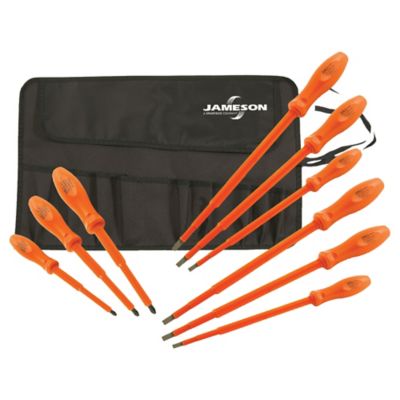 Jameson 9 pc. 1,000V Insulated Screwdriver Set