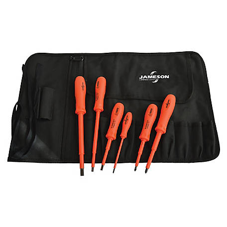 Jameson 6-Piece Insulated Screwdriver Set Jameson 6-Piece Insulated Screwdriver Set