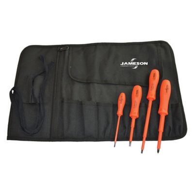 Jameson 4 pc. 1,000V Insulated Screwdriver Set