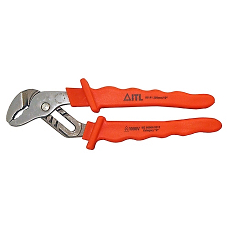 Jameson 10 in. 1000V Insulated Pump Pliers