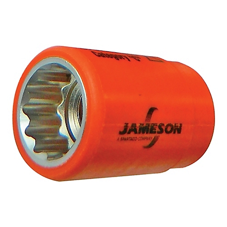 Jameson 3/8 in. Drive SAE 1/2 in. 1,000V Socket
