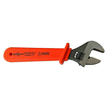 Jameson 10-in Stainless Steel Adjustable Wrench Individual Jameson 10-in Stainless Steel Adjustable Wrench Individual