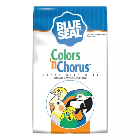 Blue Seal Colors 'N Chorus Parrot Food 40 lb. Pet Bird Seed