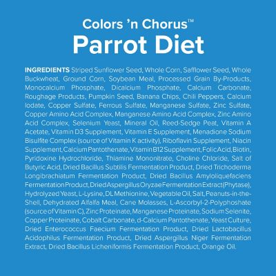 Image showing  Colors 'N Chorus Parrot Food, 40 lb.