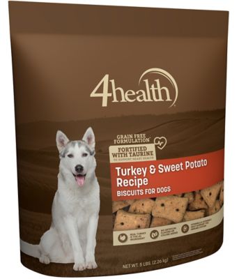 4health Grain Free Homestyle Turkey and Sweet Potato Recipe Dog Biscuit Treats, 5 lb. The best dog treats !!!