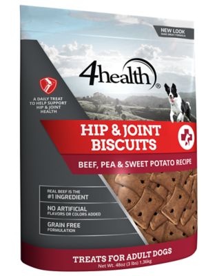 4health Special Care Hip and Joint Beef, Pea and Sweet Potato Recipe Treats for Dogs, 3 lb. Hip & Joint Beef, Pea and Sweet Potato Biscuit