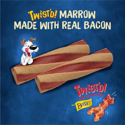 Image showing  Beggin' Bacon Flavor Twist'd Dog Treats for Small/Medium Breeds, 6 ct., 21 oz.