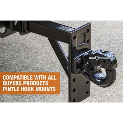 Image showing  6-Ton Pintle Hook Wide Mounting Kit, 1.75 in. Vertical, 3.38 in. Horizontal, 12,000 lb. Towing Capacity